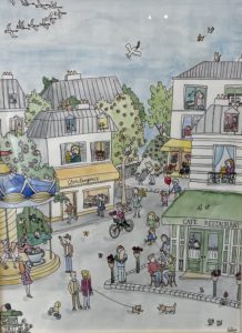 vente solidaire d'oeuvres au profit des petits frères des Pauvres