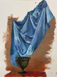 Drapé en pochade
