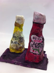 sculpture de papier maché