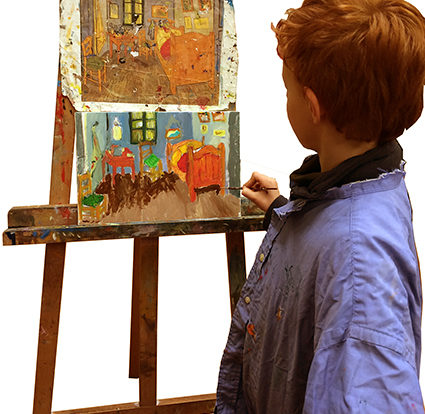 Van Gogh-stage peinture-enfant-juillet