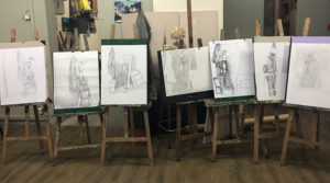 Stage de dessin à l'atelier pendant les vacances de février 21